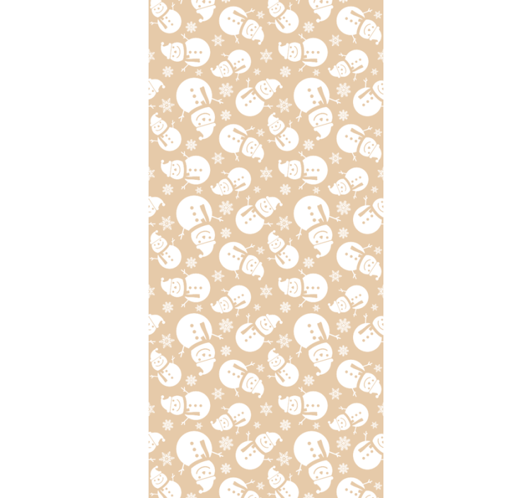 Karlı desen doğa duvar kağıdı - TenStickers