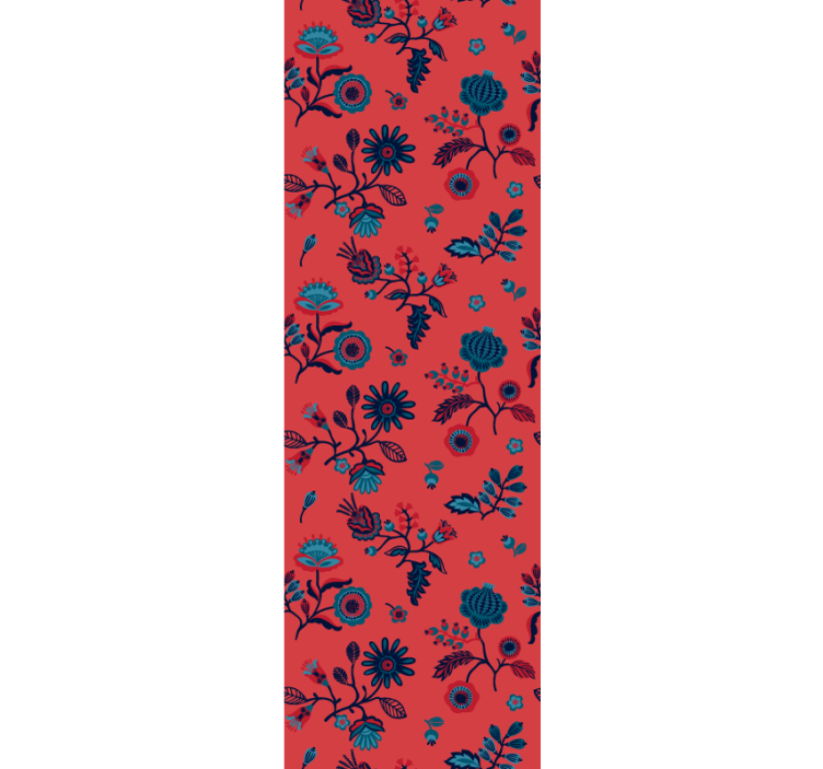 Geleneksel lehçe halk sanatı desen duvar kağıdı - TenStickers