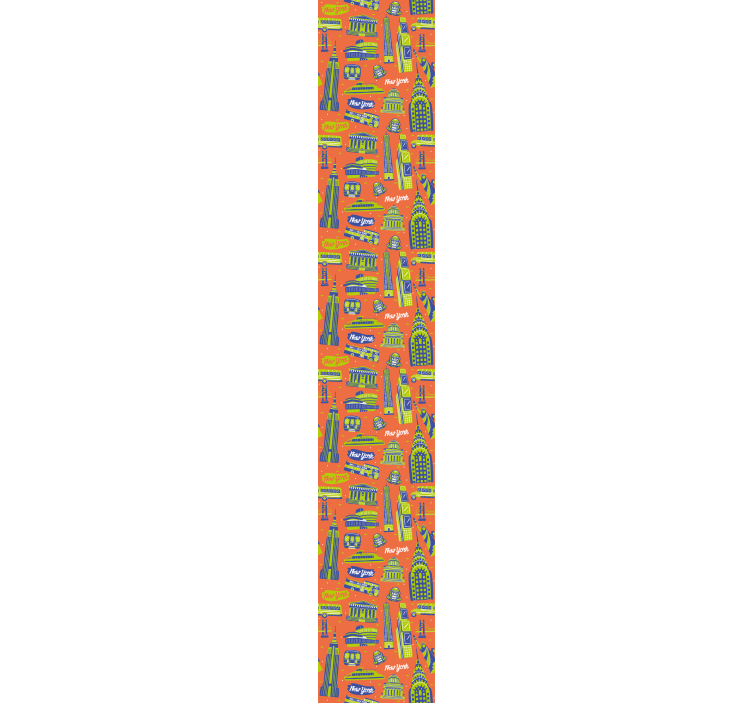 Kentsel simge yapılar New York duvar kağıdı - TenStickers