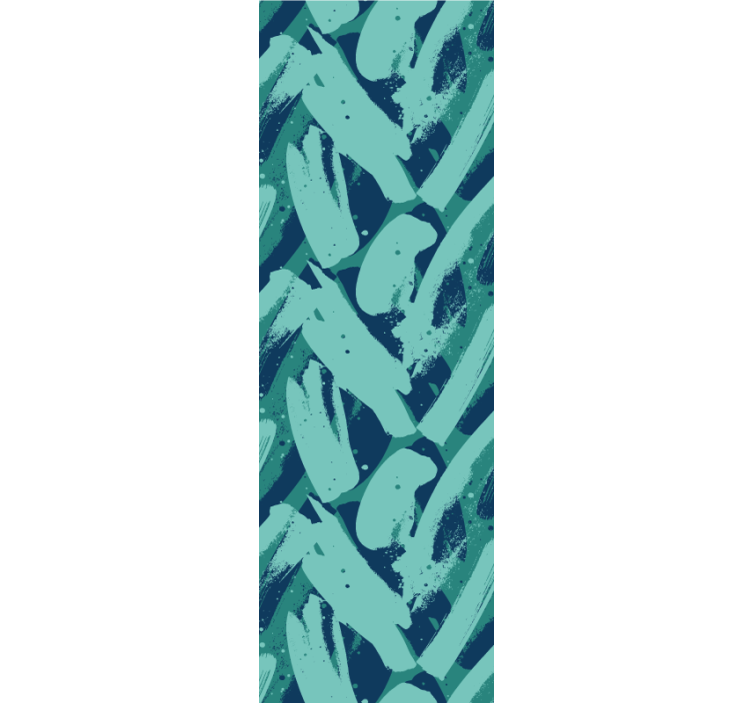 Soyut fırça darbesi deseni soyut duvar kağıdı - TenStickers