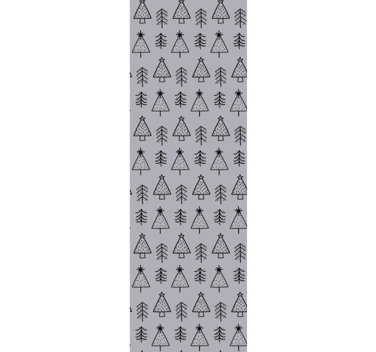 Tek renkli yılbaşı ağacı yılbaşı duvar kağıdı - TenStickers