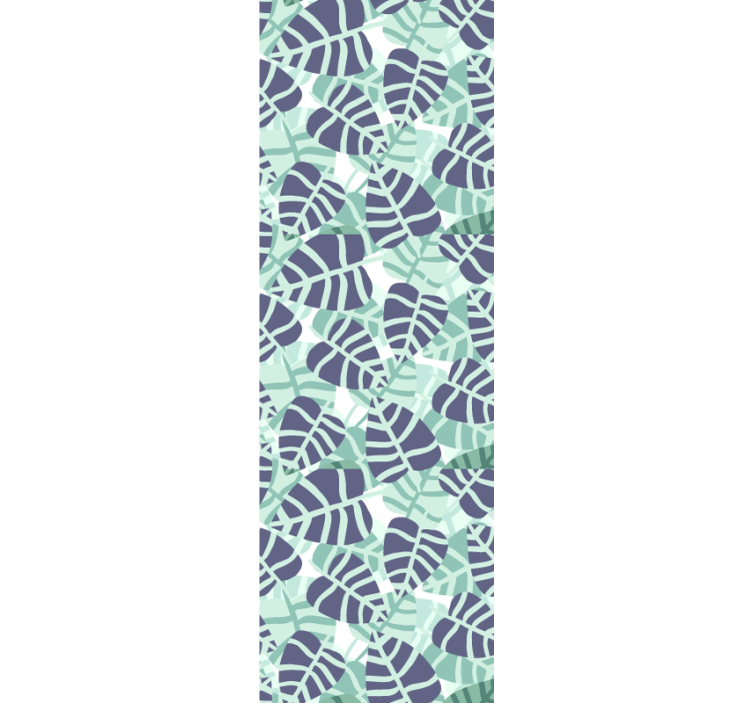 Renkli tropik çiçekler desen duvar kağıdı - TenStickers