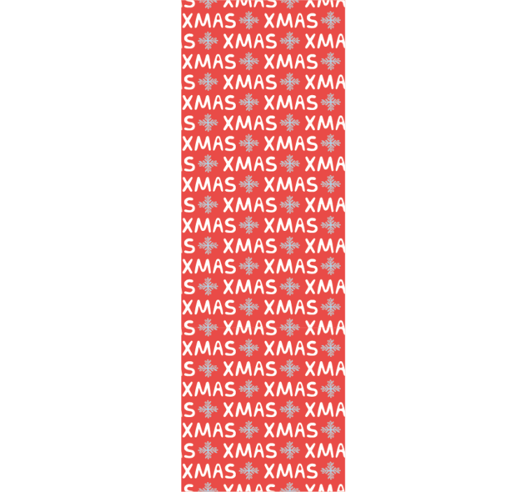 Mutlu noeller metin desen duvar kağıdı - TenStickers