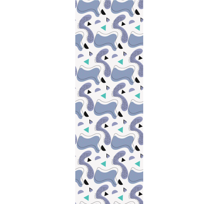 Soyut şekiller topluluğu soyut duvar kağıdı - TenStickers