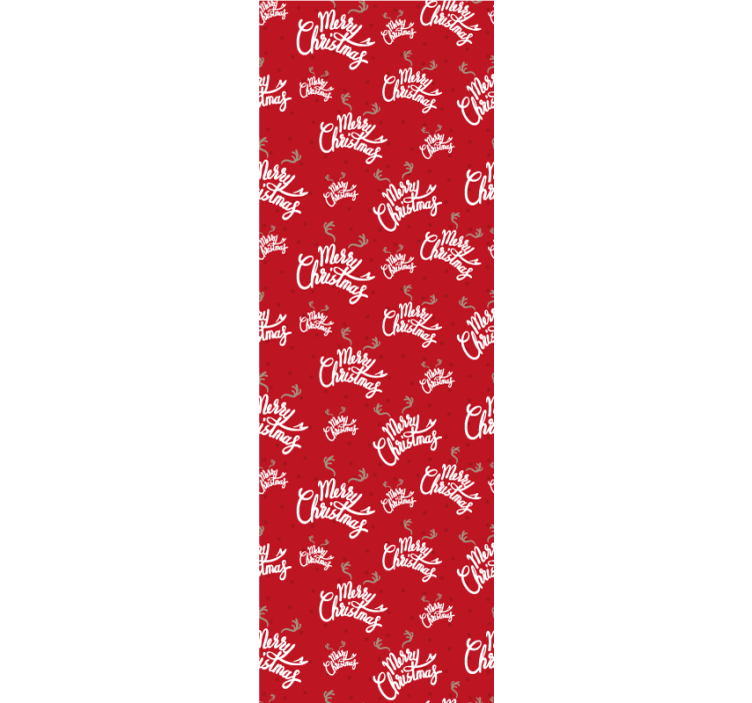 şenlikli senaryo motifi Noel duvar kağıdı - TenStickers