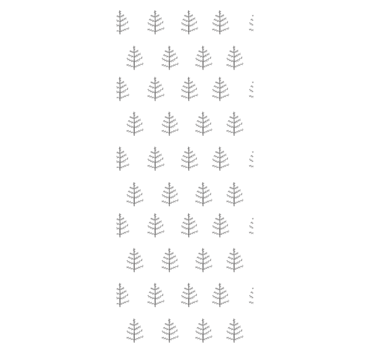 Basit botanik yaprak duvar kağıdı - TenStickers