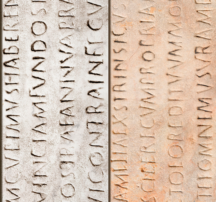 Epigraf mektup vinil duvar kağıdı - TenStickers