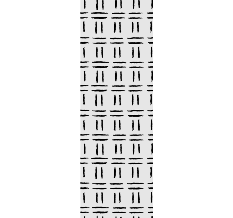 Geometrik çizgi konfigürasyonu iskandinav duvar kağıdı - TenStickers