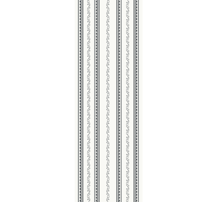 Zarif çizgili motif çizgili duvar kağıdı - TenStickers