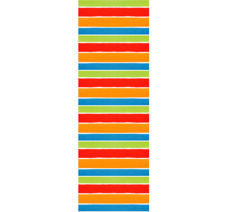Renkli fırça darbeleri vinil duvar kağıdı - TenStickers