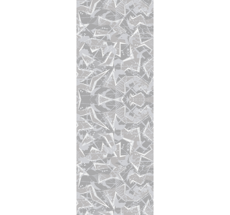 Gri 80'lerin ince grafikleri duvar kağıdı - TenStickers