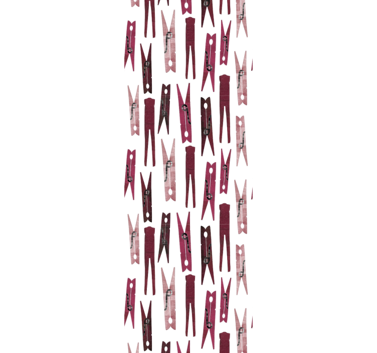 Dağınık mandallar geometrik duvar kağıdı - TenStickers