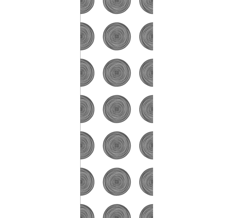 Dairesel ahşap desenleri dokular ve desenler duvar kağıdı - TenStickers