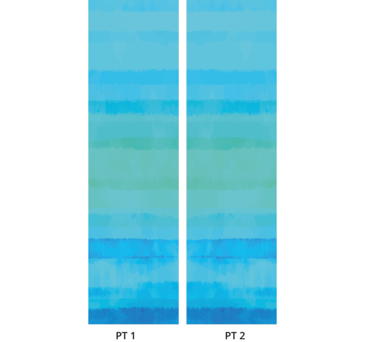 Yatay çizgili panorama yatay çizgiler duvar kağıdı - TenStickers