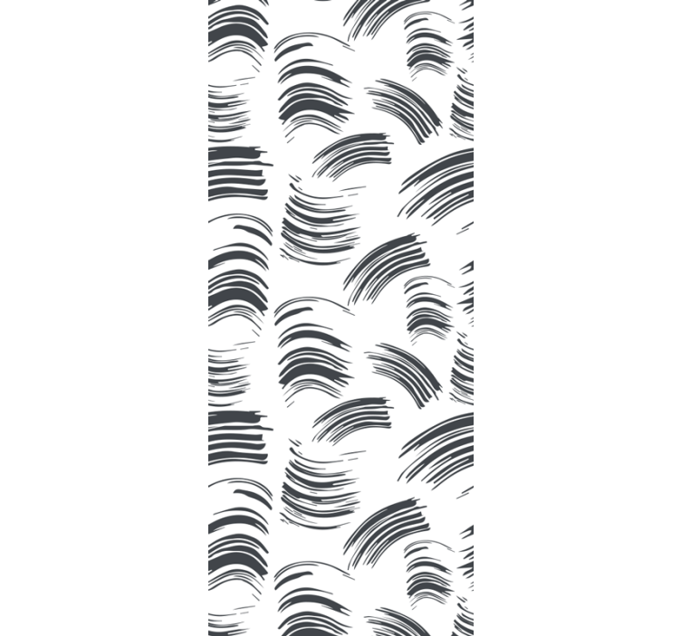 Dinamik fırça darbeleri 3d duvar kağıdı - TenStickers