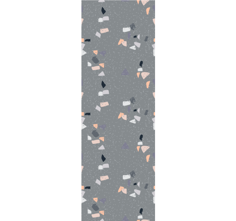 Mermer mozaik etkisi koridor duvar kağıdı - TenStickers