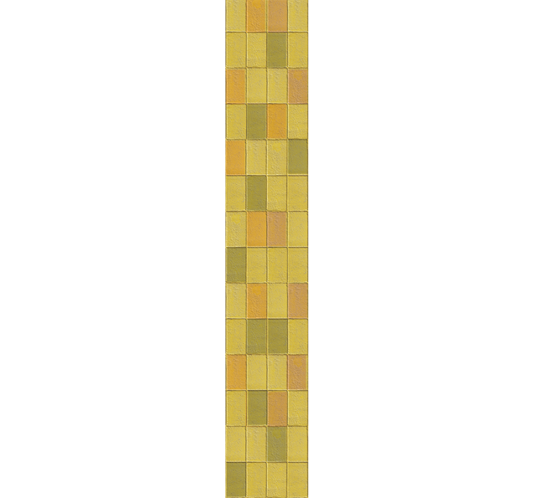 Sıcak sarı tonları fayans duvar kağıtları - TenStickers