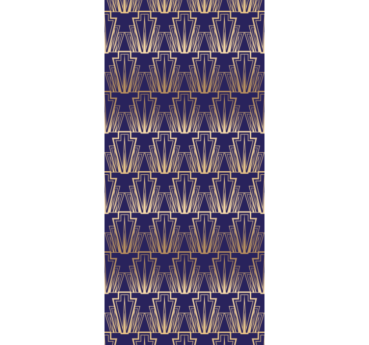 Gradyan altın sanat dekoru duvar kağıdı - TenStickers