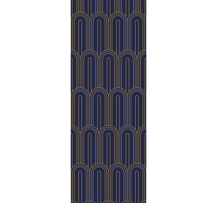 Kemerli çizgi deseni modern duvar kağıdı - TenStickers