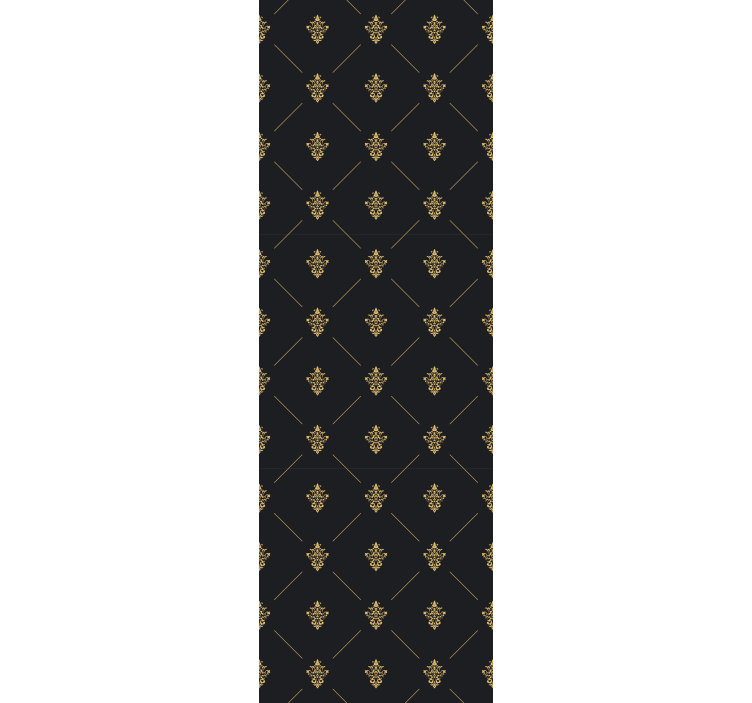 Zarif barok dokunuşlar klasik duvar kağıdı - TenStickers