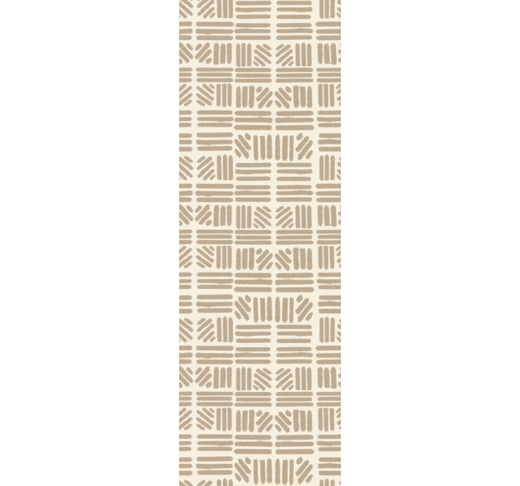 El yapımı yatay çizgili duvar kağıdı - TenStickers