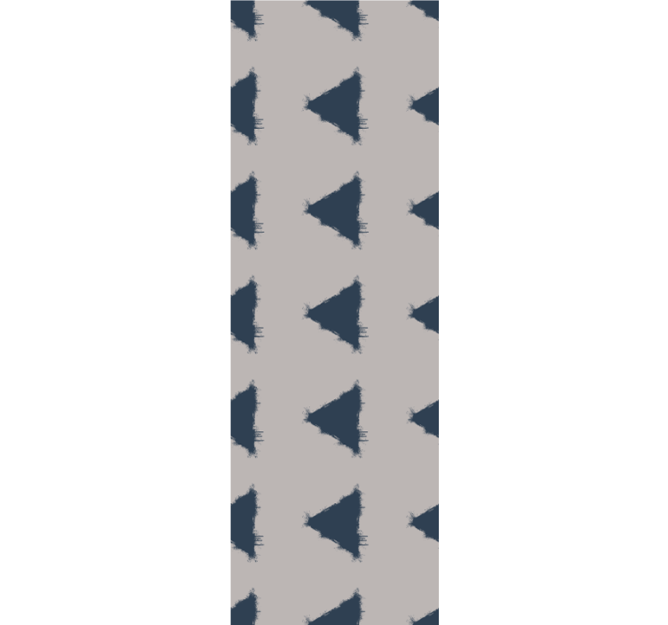 Modern geometrik baskı üçgenler duvar kağıdı - TenStickers