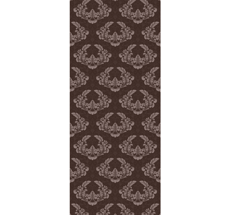 Klasik çiçek desenleri barok duvar kağıdı - TenStickers