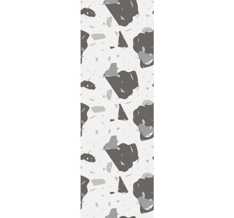 Gri rustik taş desen taş duvar kağıdı - TenStickers