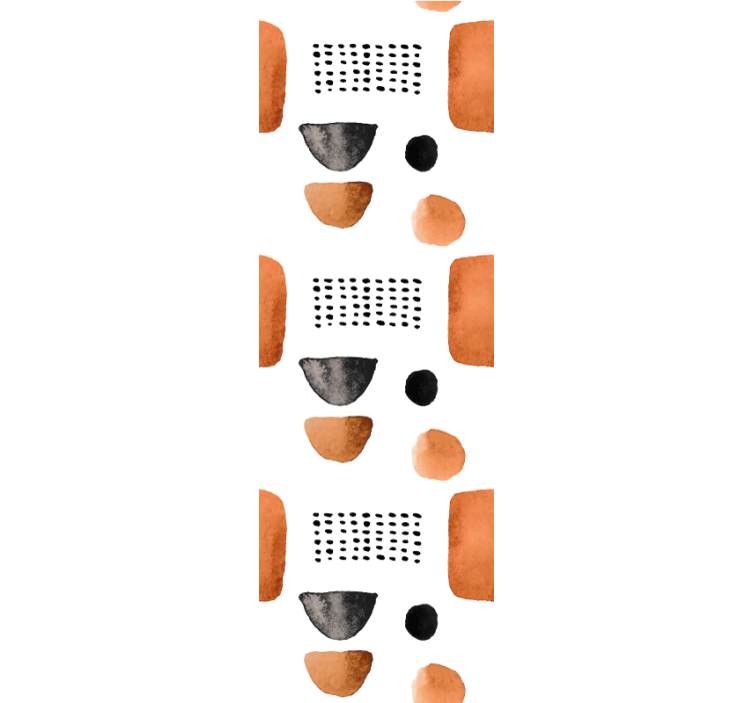 Modern şekil desenleri geometrik duvar kağıdı - TenStickers