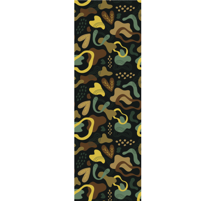 Organik şekil desenleri soyut duvar kağıdı - TenStickers