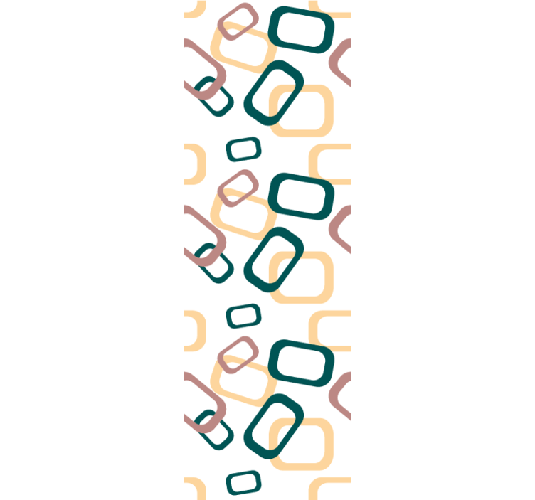 Soyut düzensiz formlar soyut duvar kağıdı - TenStickers