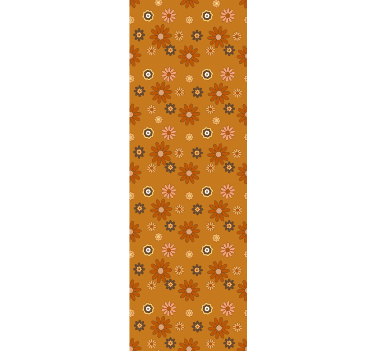 60'ların çiçek gücü duvar kağıdı - TenStickers