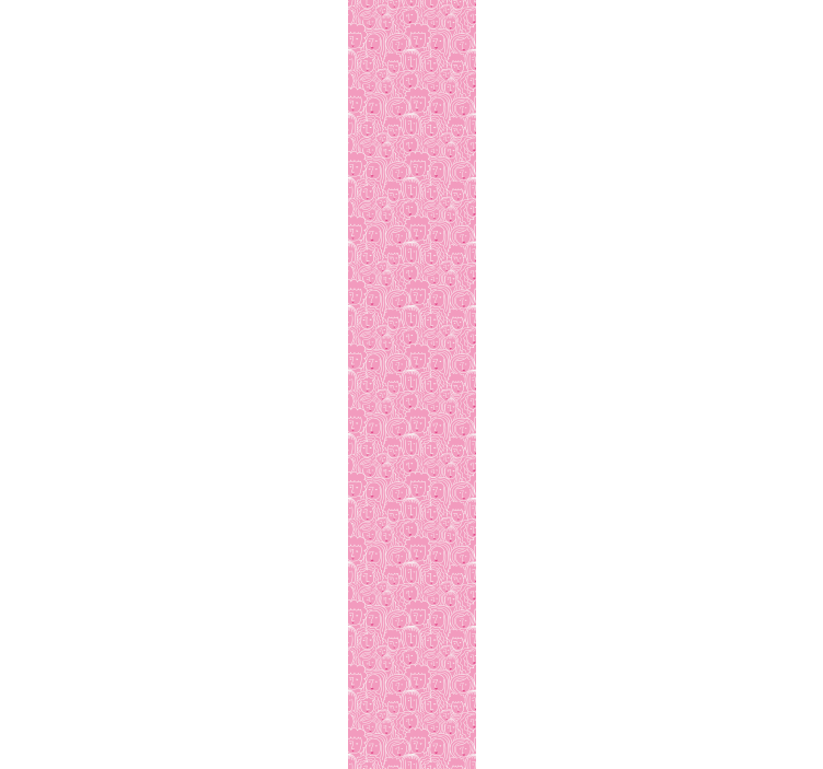 Kızlar sanat duvar kağıdı yüzleri - TenStickers