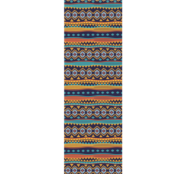 Eski aşiret tasarım dokulu duvar kağıdı - TenStickers