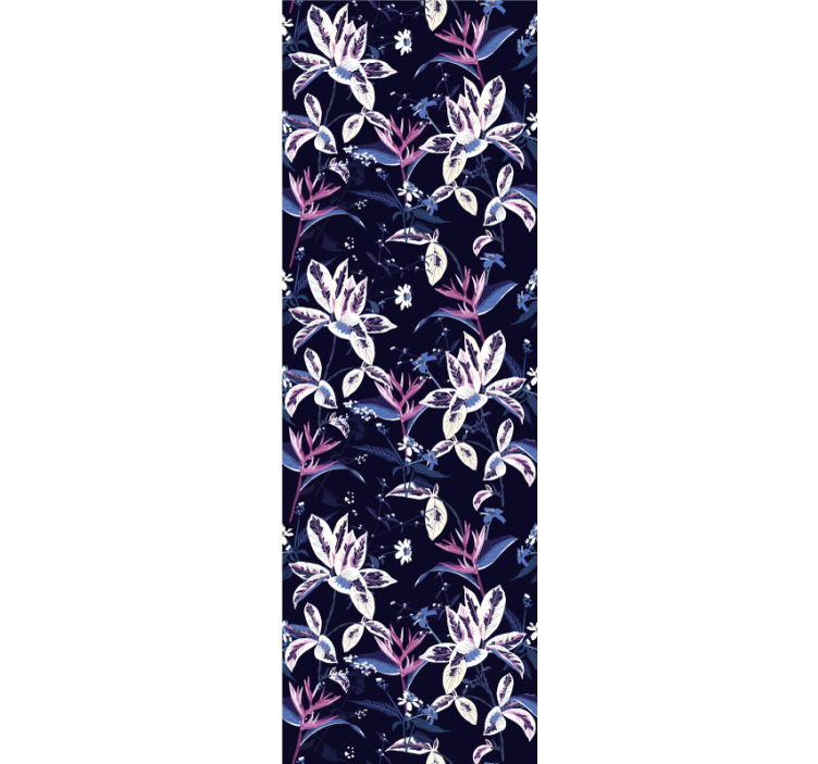 Gökkuşağı çiçek duvar kağıdı - TenStickers