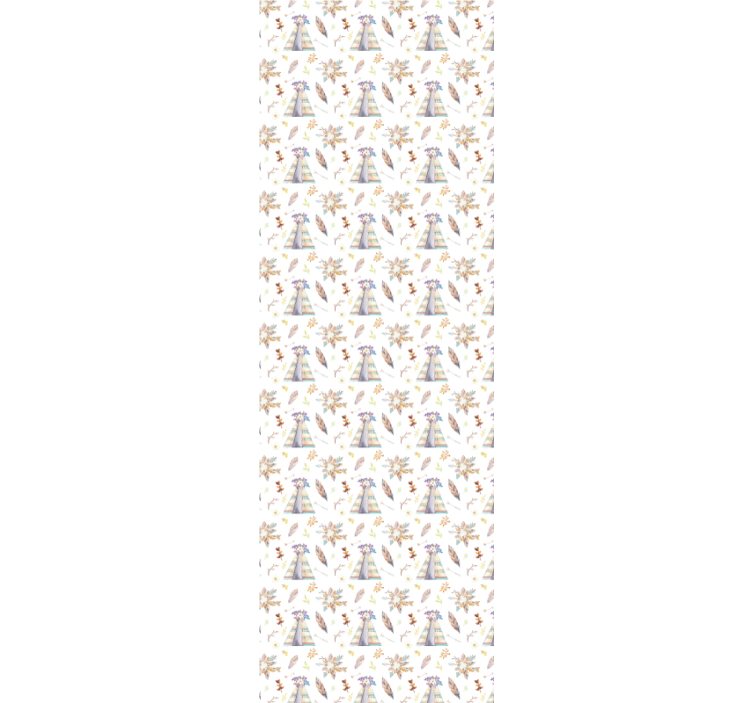 Tipi çocuk odası duvar kağıdı - TenStickers