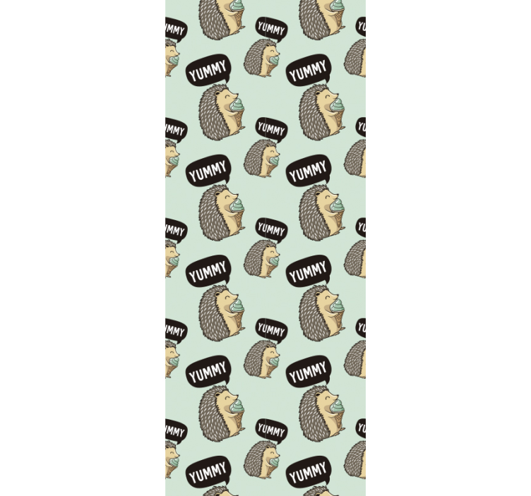 Nefis kirpi duvar kağıdı - TenStickers