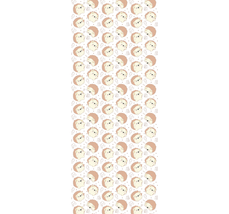 Kirpi desen duvar kağıdı - TenStickers