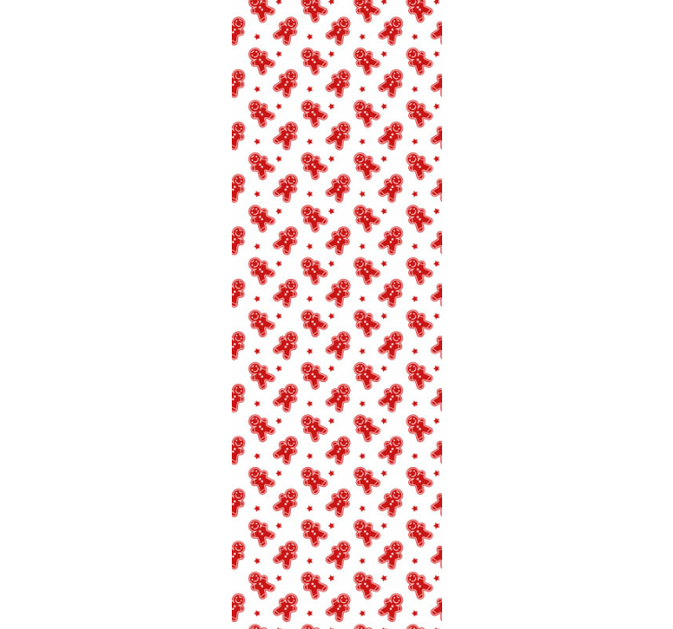 Noel kurabiyeleri oturma odası duvar kağıdı - TenStickers