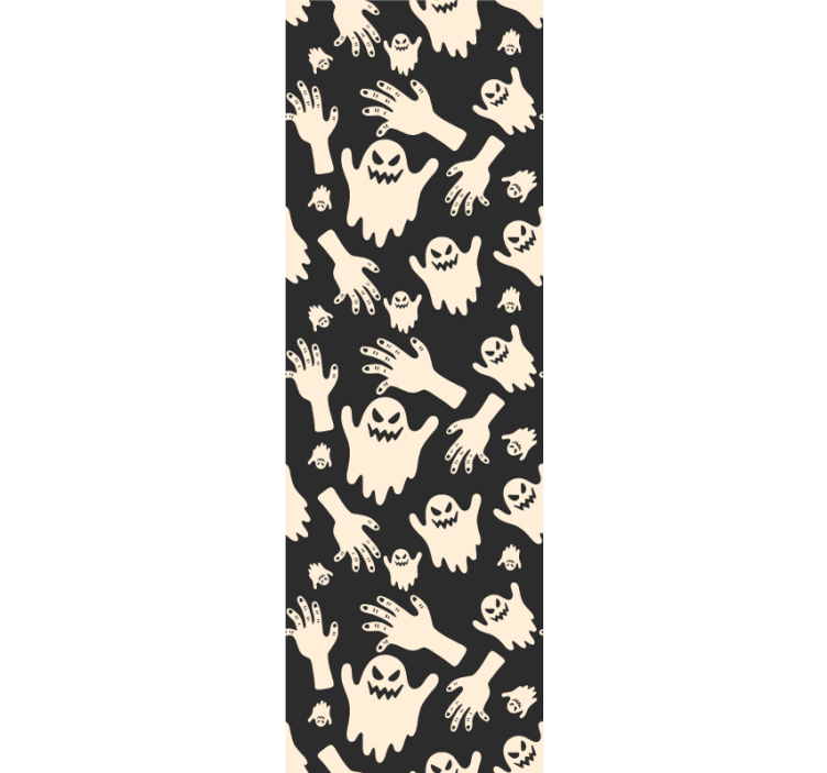 Korkunç desenli duvar kağıdı - TenStickers