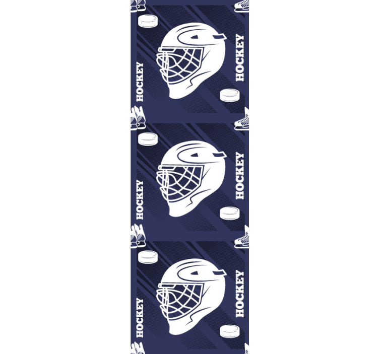 Hokey tutkunları özelleştirilebilir duvar kağıdı - TenStickers