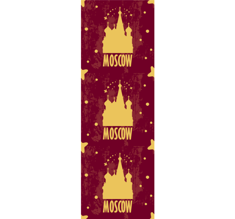 Moskova simgesel tasarım şehir ve ülke duvar kağıdı - TenStickers