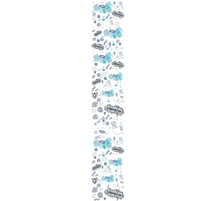 Kimya genç yatak odası duvar kağıdı - TenStickers