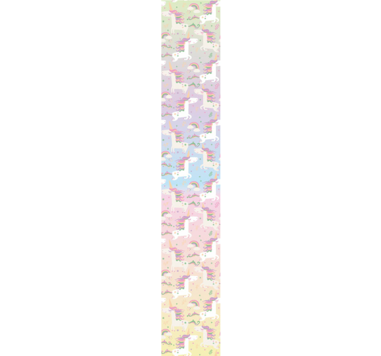 Suluboya tek boynuzlu at çocuk duvar kağıdı - TenStickers