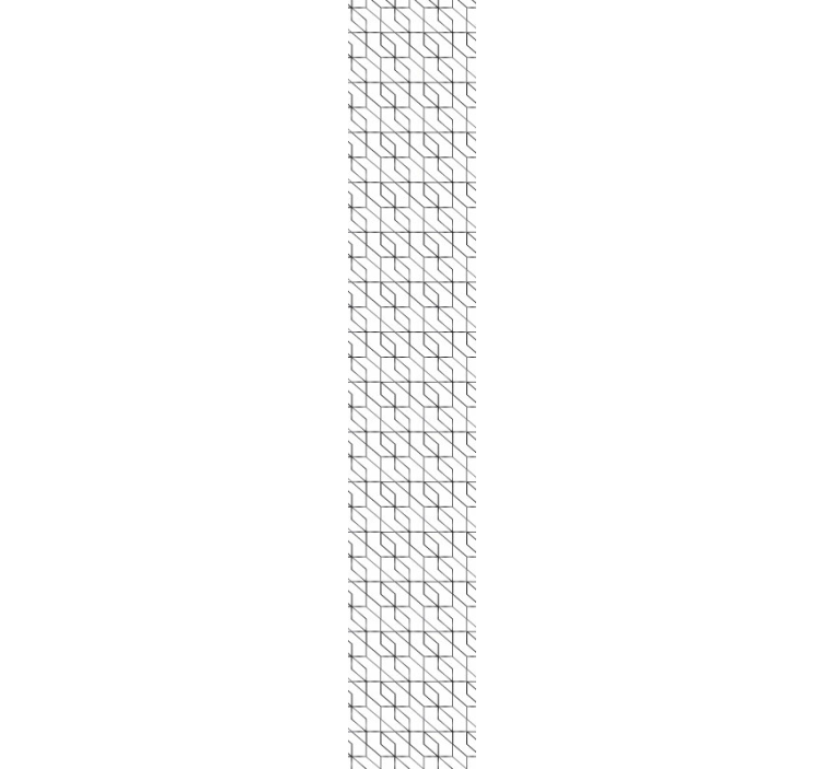 Geometrik haç figürleri oturma odası duvar kağıdı - TenStickers