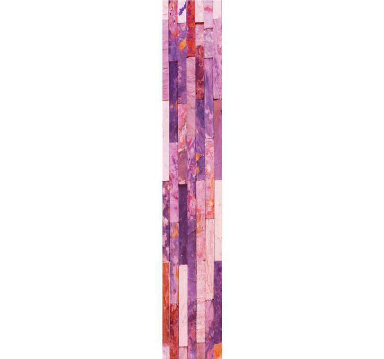 Pembe tuğla doku duvar kağıdı - TenStickers