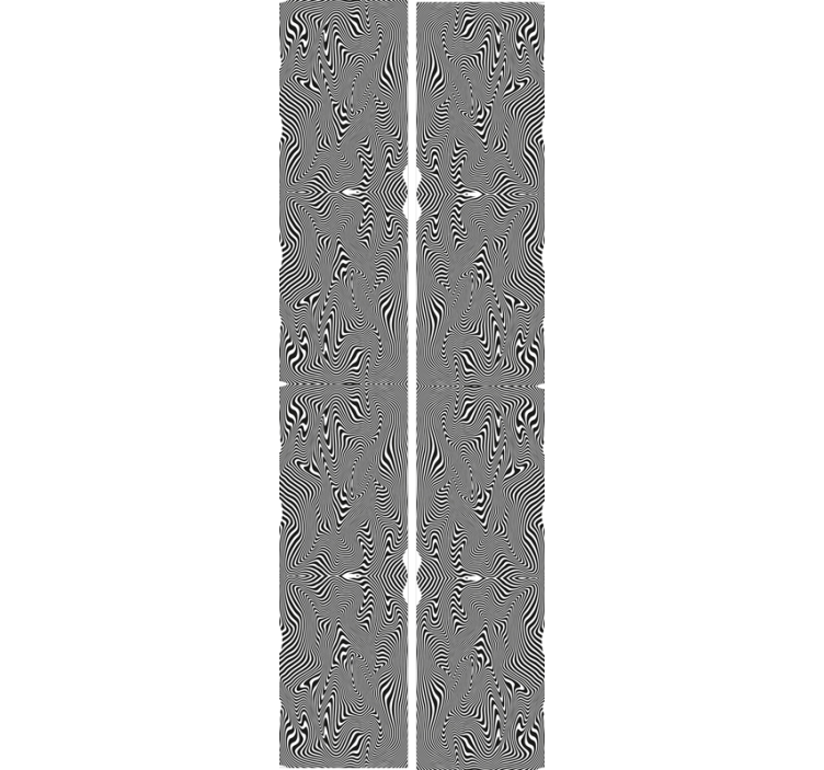 3d efekti zebra duvar kağıdı - TenStickers