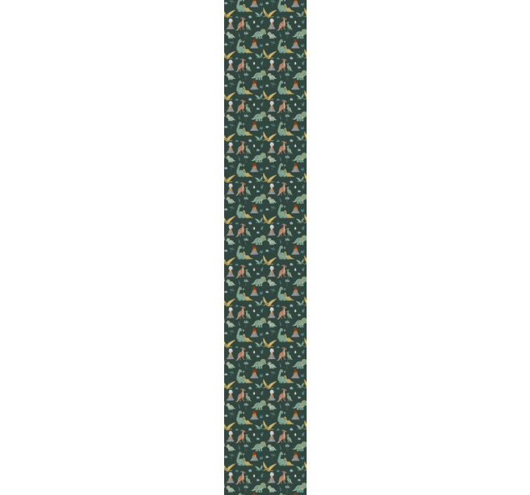 Dinozor desen keyfi dinozorlar duvar kağıdı - TenStickers