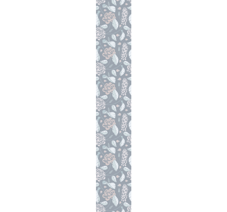 Botanik çiçekleri çiçek desenli duvar kağıdı - TenStickers