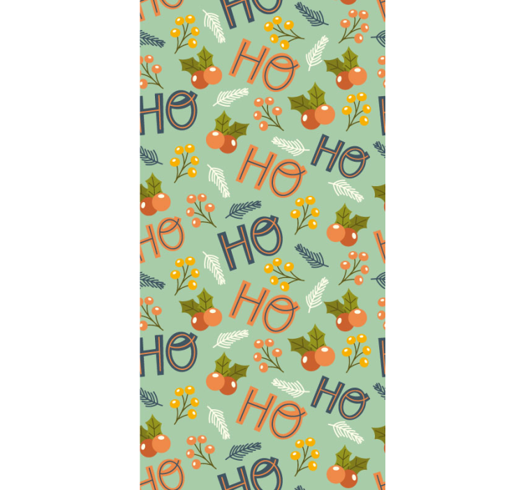 Noel metinleri oturma odası duvar kağıdı - TenStickers